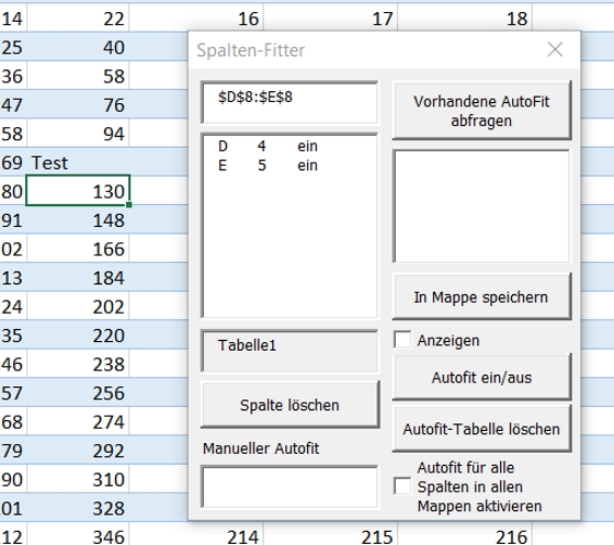 Anzeigehilfe "Fitter"